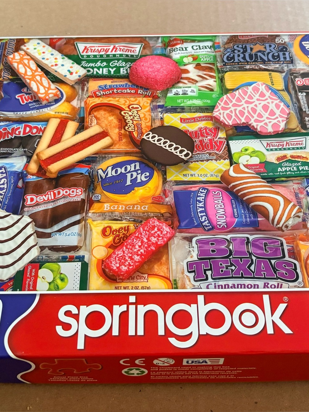 Springbok Assorted Snack Puzzle - Colorful Candy & Pastry Box